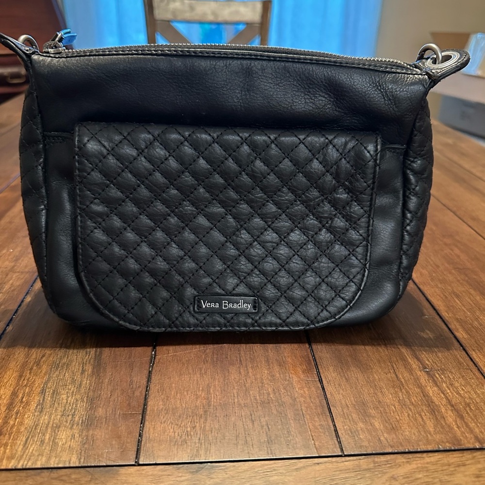 Vera Bradley Black Quilted Crossbody Bag